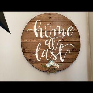 Home sign